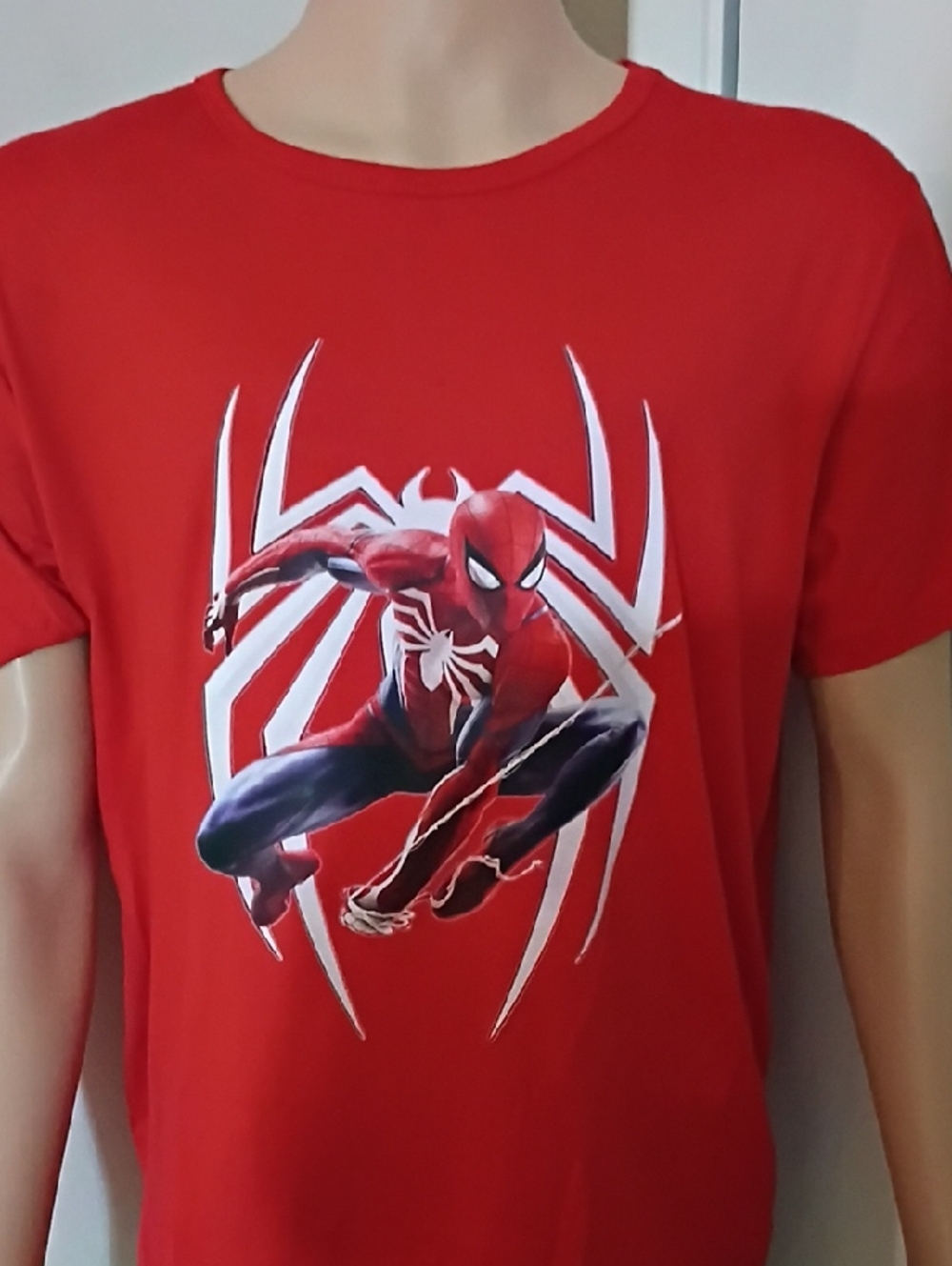 New Balance Red Spider-Man Graphic Tee